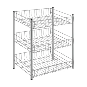 Třípatrový kuchyňský organizér Metaltex