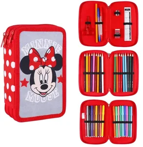 Třípatrový školní penál Minnie s náplní PEBH1292