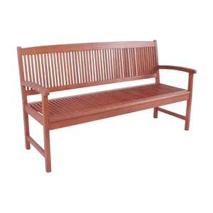 Trojmístná lavice Stockholm z eukalyptového dřeva