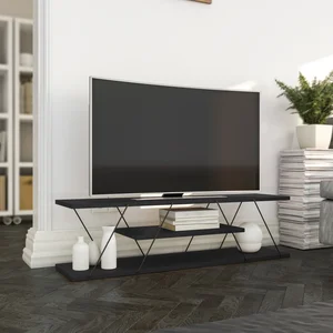 TV stolek ANABELA – antracitová/šedá