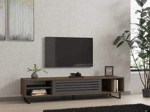 TV stolek ARIZONA – ořech a antracit