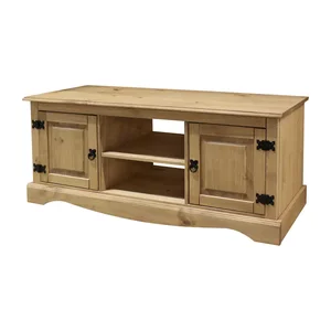 TV stolek CORONA z borovice s voskovaným povrchem