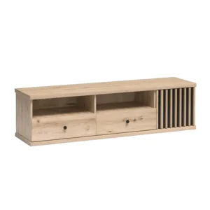 TV stolek KOLI C-06, dub artisan/černá