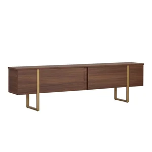 TV stolek Onera Kalune Design – dekor ořech, tmavě přírodní, 180×50×30 cm