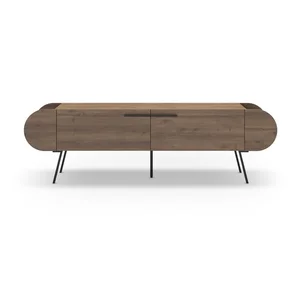 TV stolek Saluso – ořech, 195×57 cm