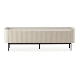 TV stolek Willa 180×55×40 cm – krémový, MOME