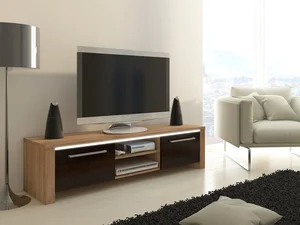 TV stolek ZARKENT – dub sonoma / tmavý dub, 5 let záruka