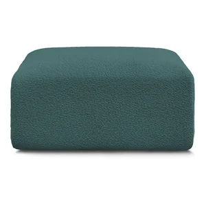 Tyrkysová bouclé podnožka Tina od Bobochic Paris