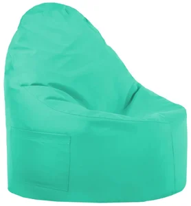 Tyrkysový outdoorový víceúčelový sedací vak Primabag Nylon Porty