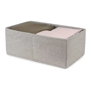 Úložný box Oxford šedý 42x26 cm