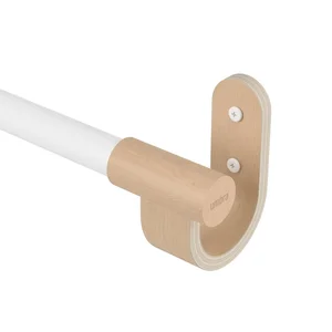 Umbra Bellwood garnýž 107–305 cm – bílá a přírodní