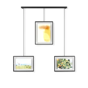 Umbra Exhibit Small – závěsný galerijní systém černý