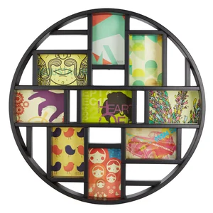 Umbra Luna – Kulatý rámeček na fotografie, černý