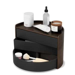 Umbra Moona šperkovnice – černá/ořechová