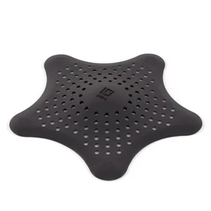 Umbra Starfish – černé sítko do vany a dřezu