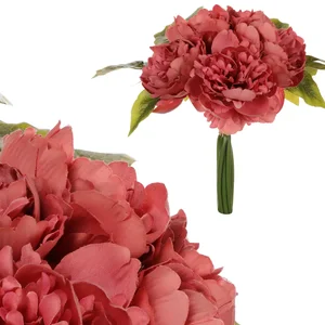 Umělá pivoňka KN6162 PINK - tmavě růžová