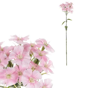 Umělý hvozdík světle růžový KUL007 PINK-LT
