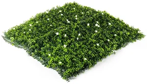 Umělý živý plot Hawaj Buxus s květy 1 m²