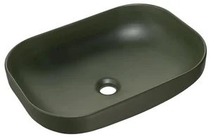 Umyvadlo NELI 50 cm keramické matná zelená
