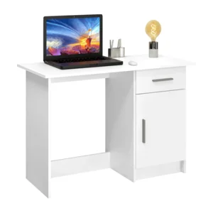 Univerzální bílý PC stůl SIRISS NEW