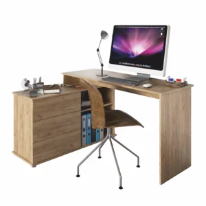 Univerzální rohový psací stůl dub artisan