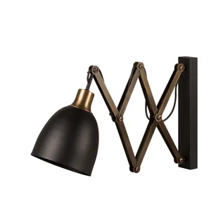 VALDRON Nástěnné svítidlo 1XE27, černá/vintage