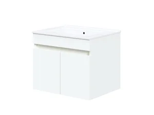 VALLOR Závěsná skříňka pod umyvadlo 60/2D, bílá matná