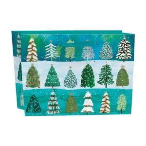 Vánoční dárková taška 35x14,5 cm Wild Winter Forest