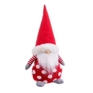 Vánoční látkový skřítek Santa Claus