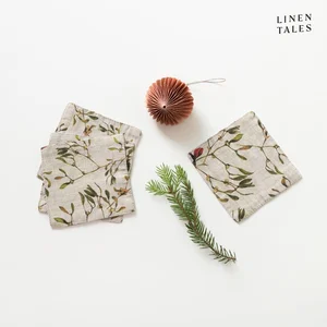 Vánoční podtácky 4ks Linen Tales
