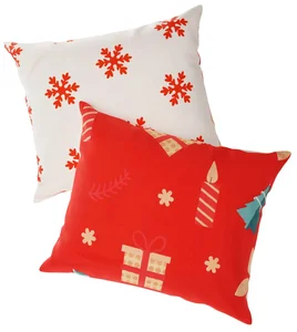 Vánoční povlaky na polštář 40x50 cm – Sada 2 kusů