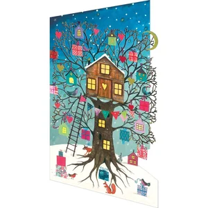 Vánoční přání Treehouse, sada 5 ks – Roger la Borde