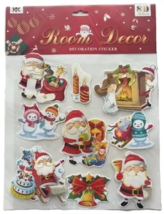 Vánoční samolepky pro kreativní dekorace
