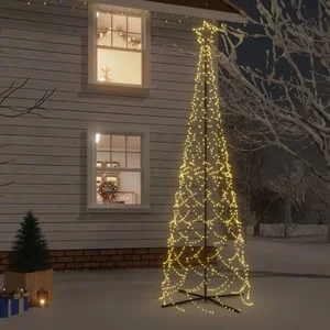 Vánoční stromek Kužel 500 LED modrý 100x300 cm