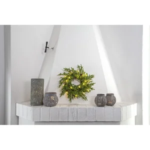 Vánoční věnec s LED osvětlením Star Trading Lummer, 38 cm