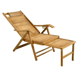 VARDON – zahradní polohovací křeslo z bambusu