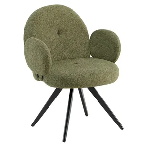 VASALA otočná židle zelená/černá