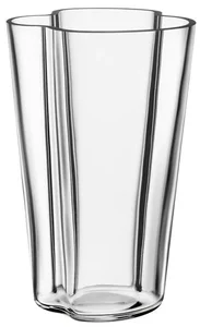 Váza Alvar Aalto 22 cm, transparentní sklo