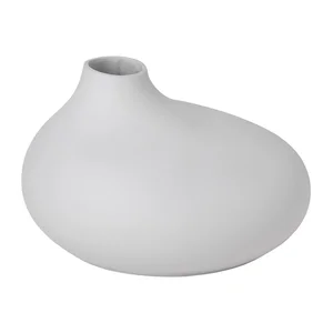Váza Nona Blomus, světle šedá, porcelán, 13 cm