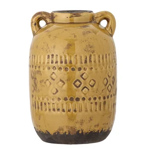 Váza Rijad Deco žlutá terakota