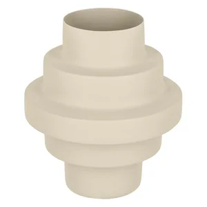 Váza Velia béžová, ocelová, 23 cm