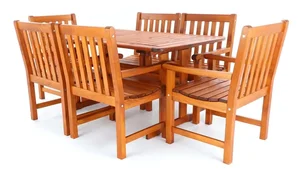 VeGA COTSWOLD SET 6 – masivní zahradní stolová sestava