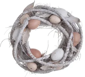 Velikonoční věnec s vajíčky 26 cm