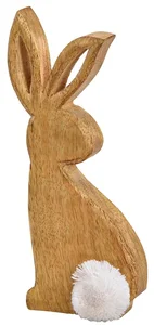 Velikonoční zajíc z mangového dřeva