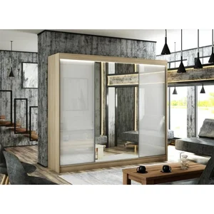 Velis 250 cm posuvná šatní skříň