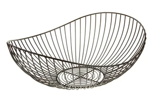 Velký černý kovový košík UM0749-V