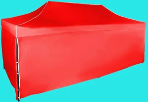Velký nůžkový stan 3x6 m s bočními plachtami