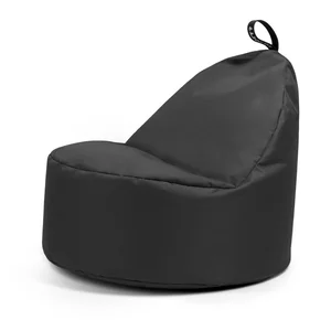 Velký šedý sedací vak Round XL
