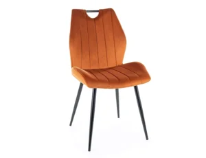 Velvetové křeslo Arco