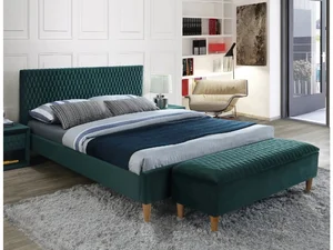 Velvetové Postel Azurro 160x200